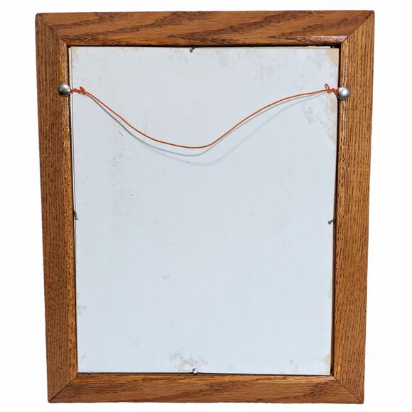 Pink Peony Watercolor Wood Framed Matted Unsigned - Picture 5 of 7